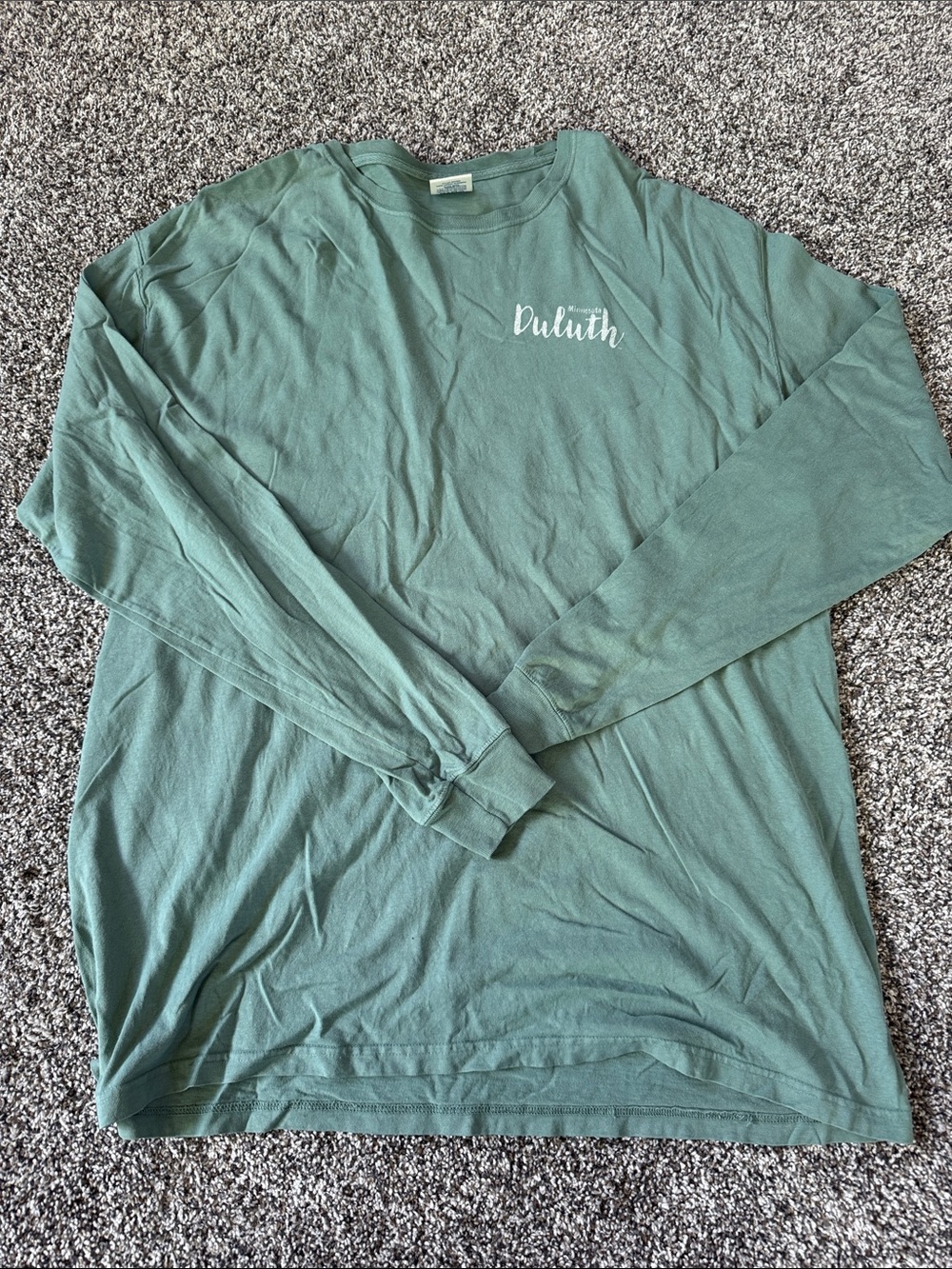 Duluth Women's Long Sleeve Crewneck Tee - Sage Green